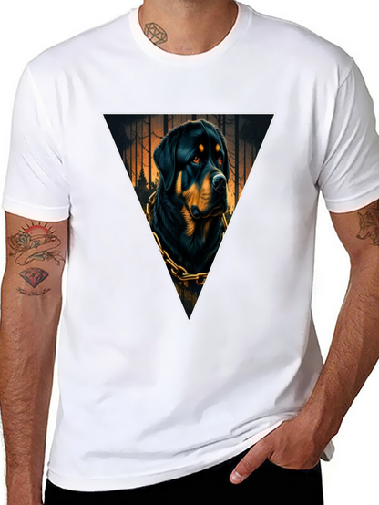 Rottweiler Triangle Graphic Tee