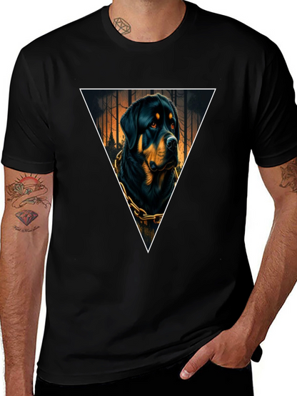 Rottweiler Triangle Graphic Tee