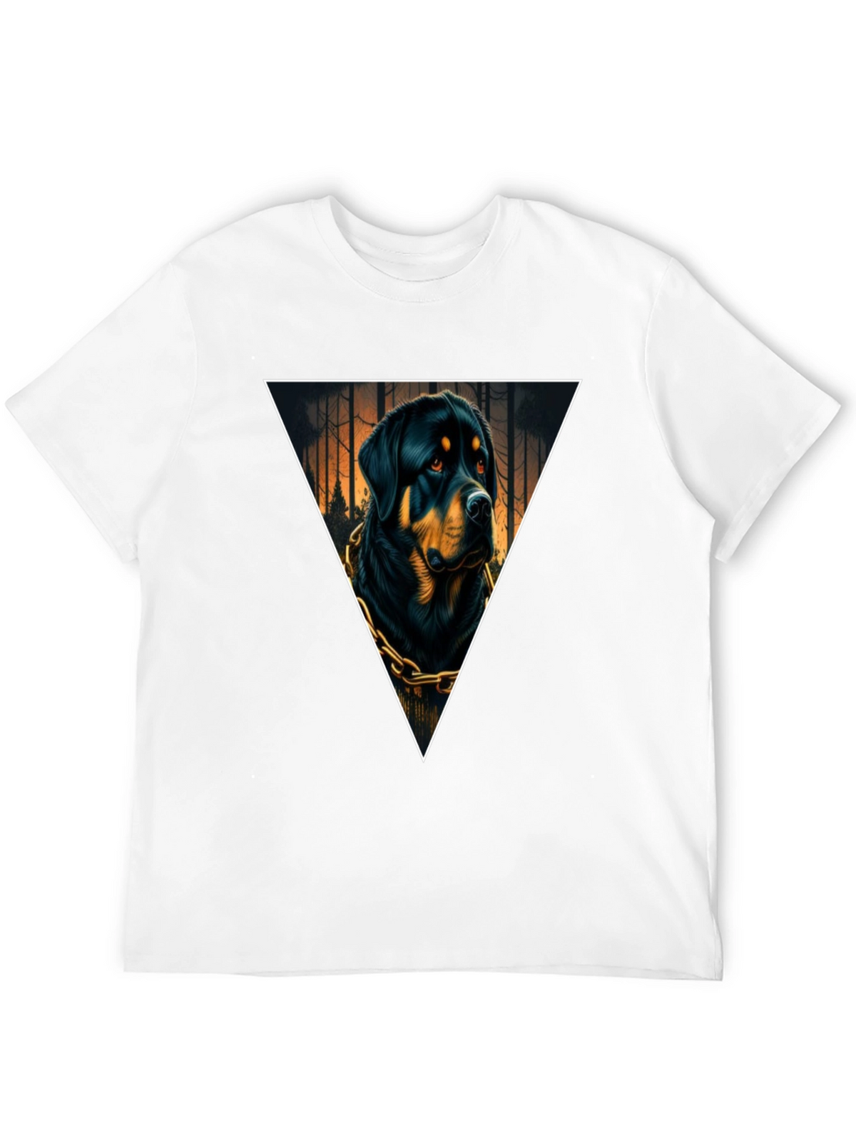 Rottweiler Triangle Graphic Tee