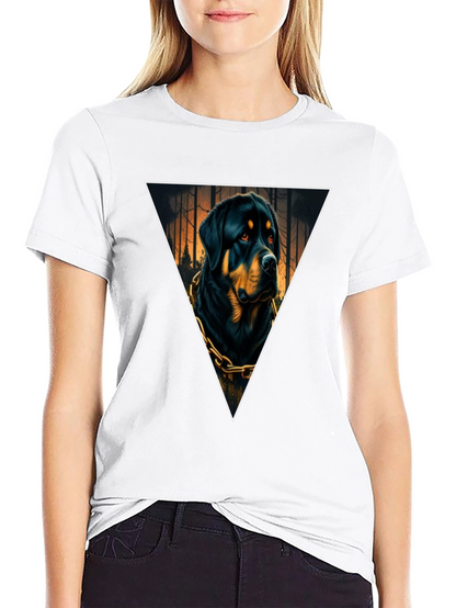 Rottweiler Triangle Graphic Tee