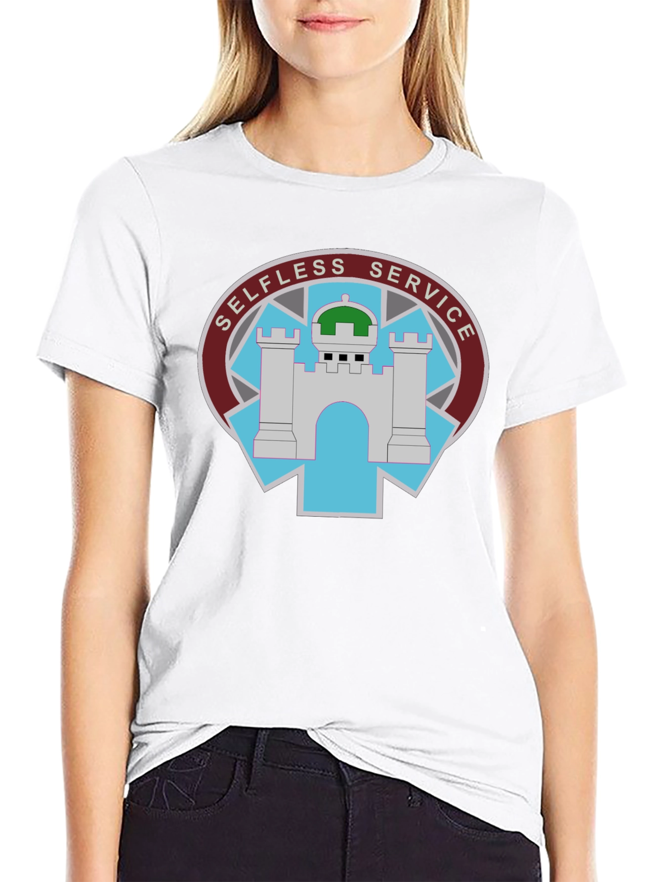 Selfless Service Black T-Shirt