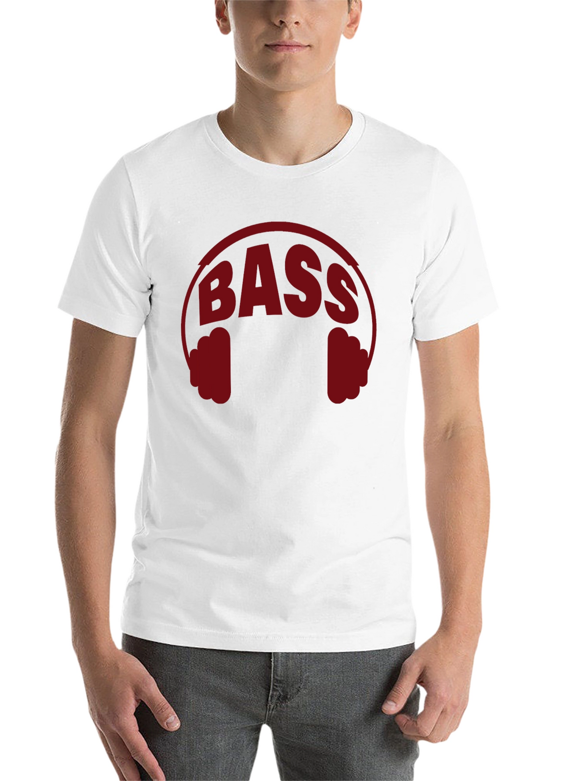 Bass Headphones Graphic T-Shirt - Music Lover Tee