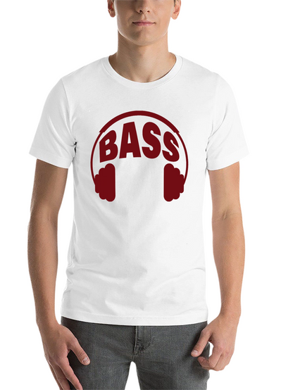 Bass Headphones Graphic T-Shirt - Music Lover Tee