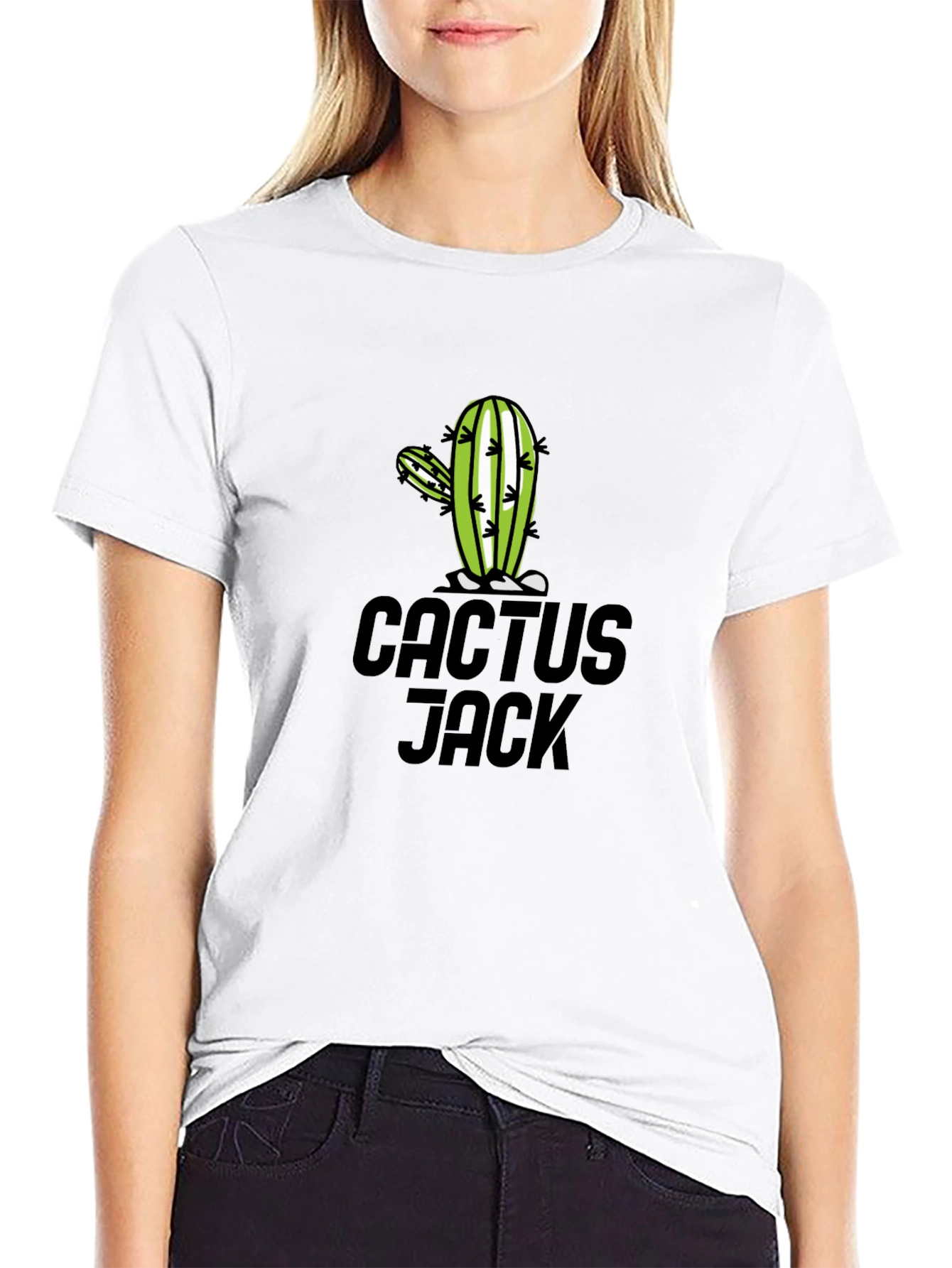 Cactus Jack Graphic Print Black T-Shirt