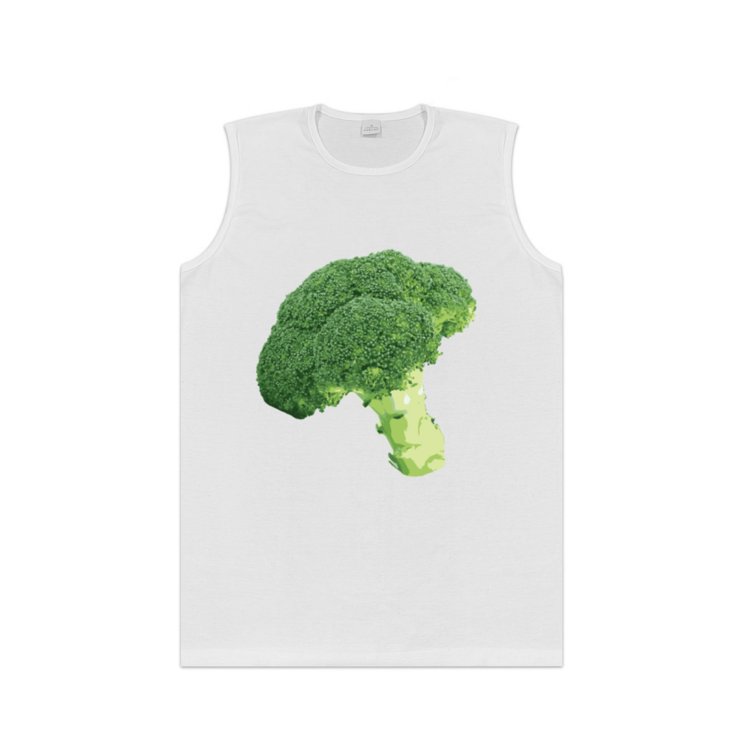 Realistic Fresh Broccoli Vegetable Food Funny Graphic Tank