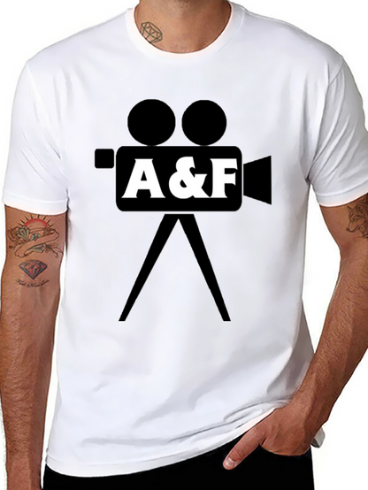 A&F Camera Graphic T-Shirt - Black
