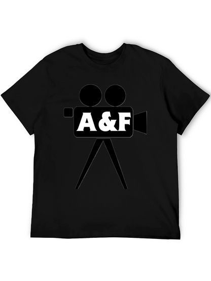 A&F Camera Graphic T-Shirt - Black