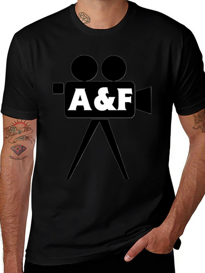 A&F Camera Graphic T-Shirt - Black