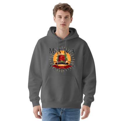 MANA Band Rose Tour Vintage Dark Grey Hoodie, Comfort Retro Music Top