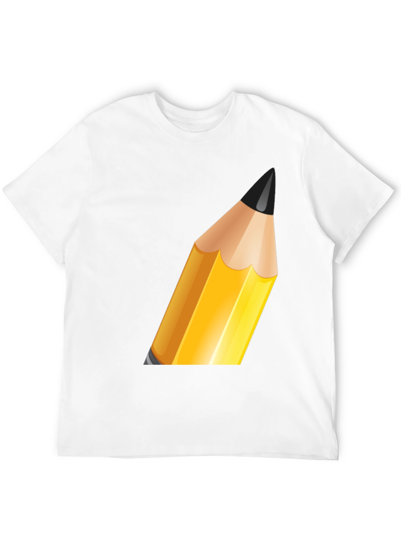 Pencil Graphic Black T-Shirt