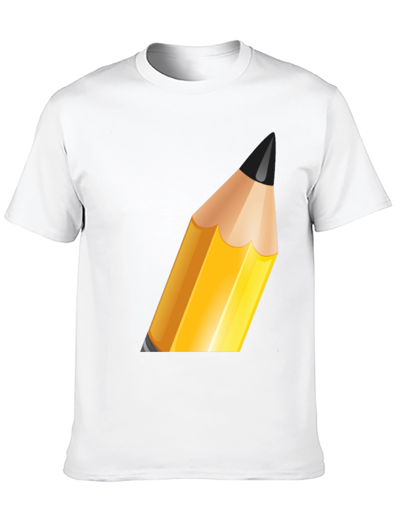 Pencil Graphic Black T-Shirt