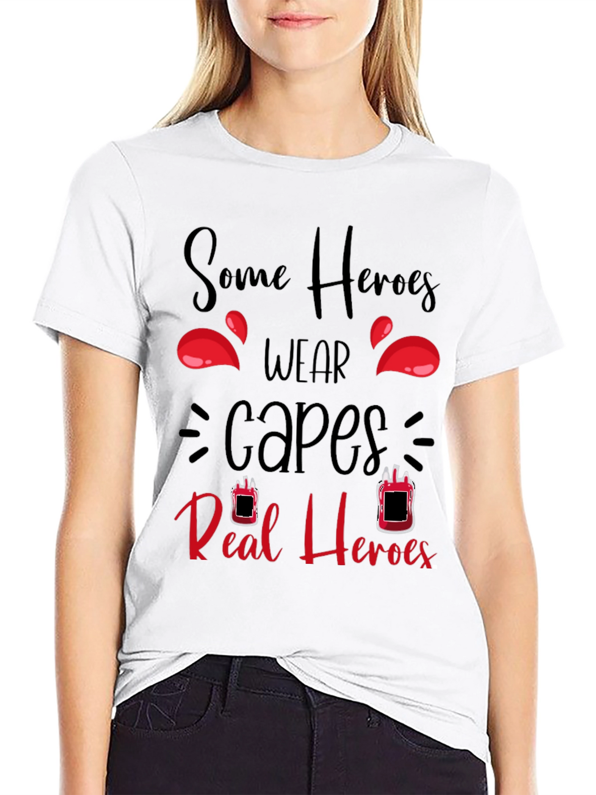 Blood Donor Hero Graphic T-Shirt