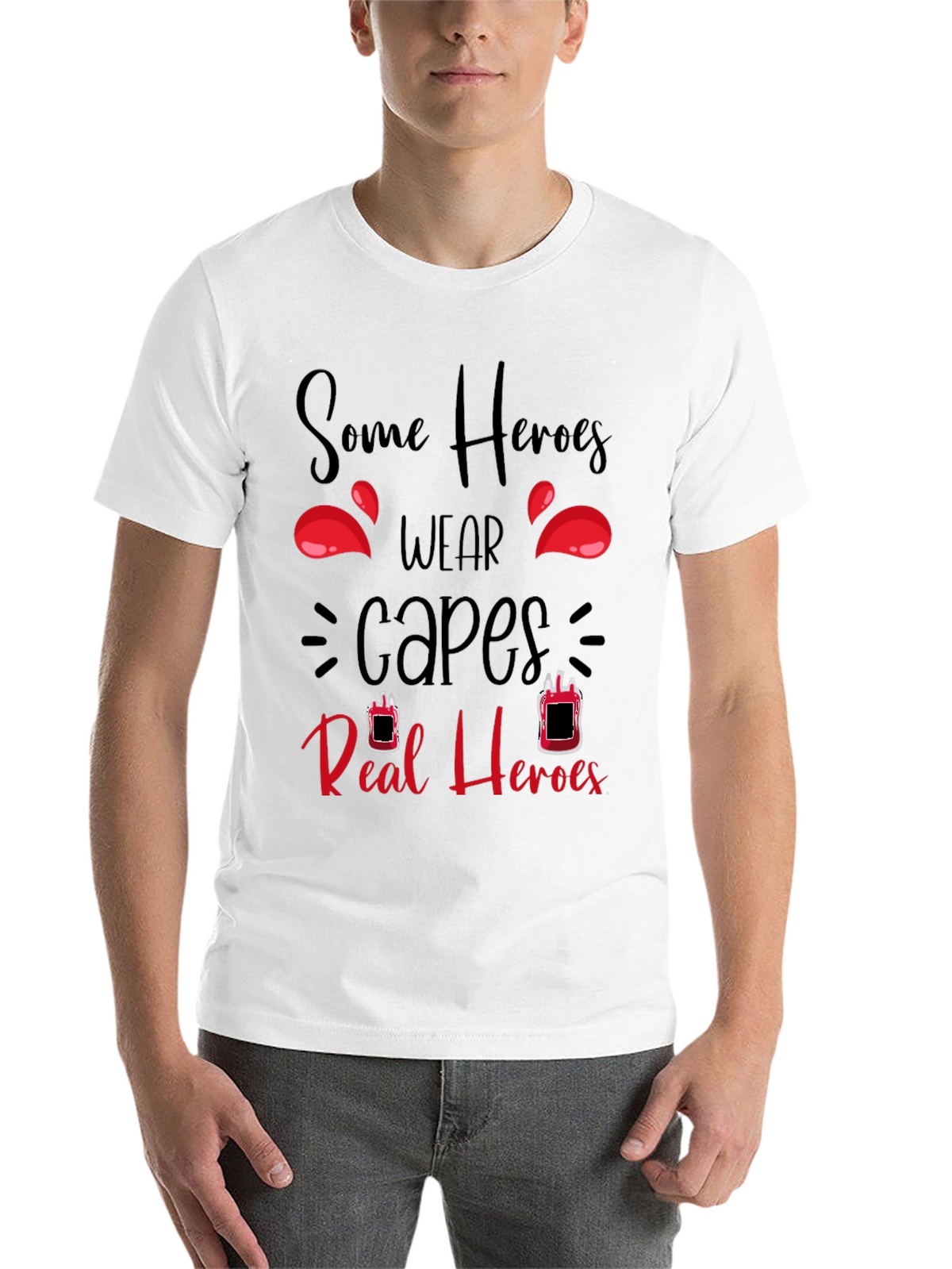 Blood Donor Hero Graphic T-Shirt