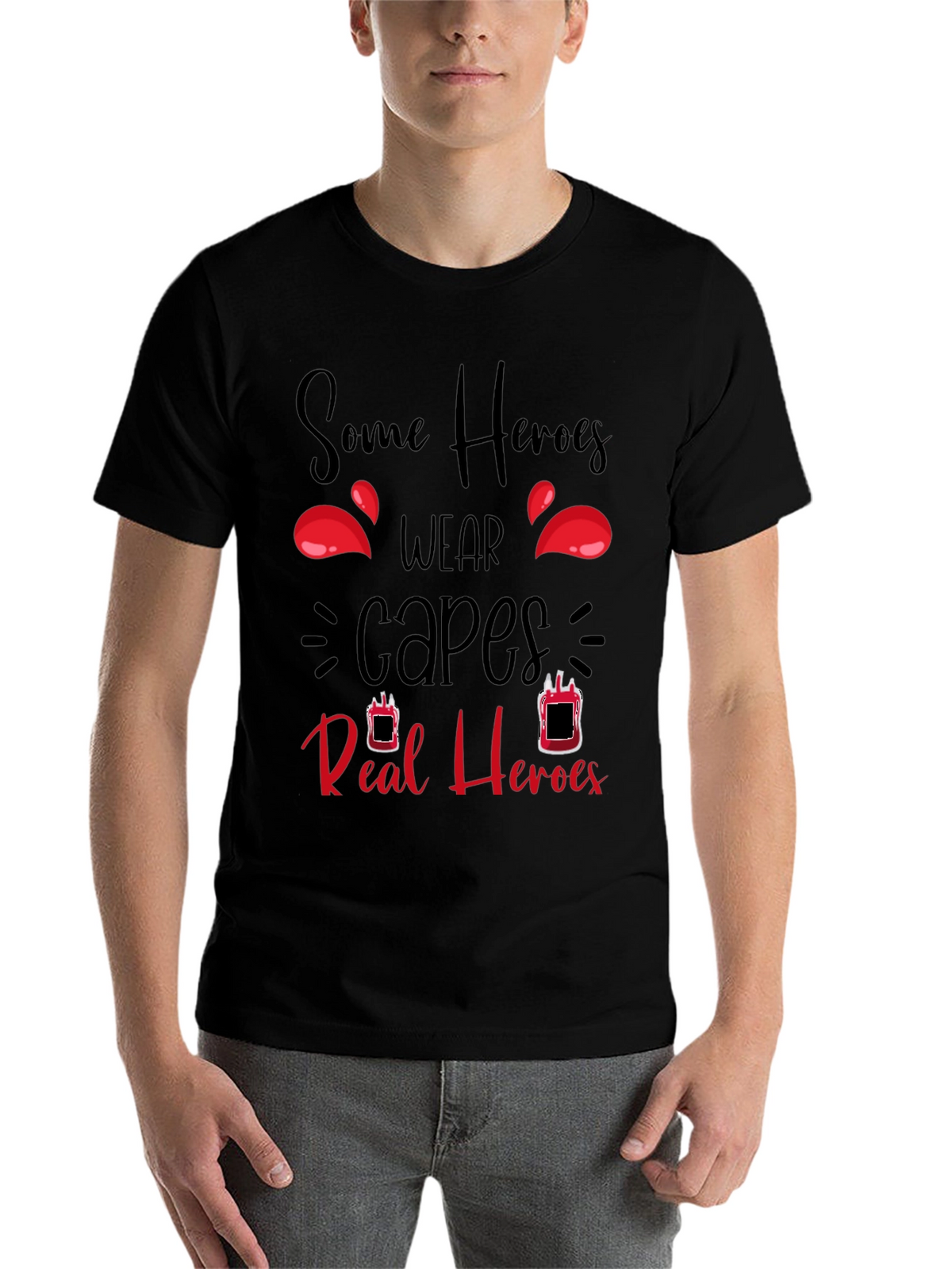 Blood Donor Hero Graphic T-Shirt