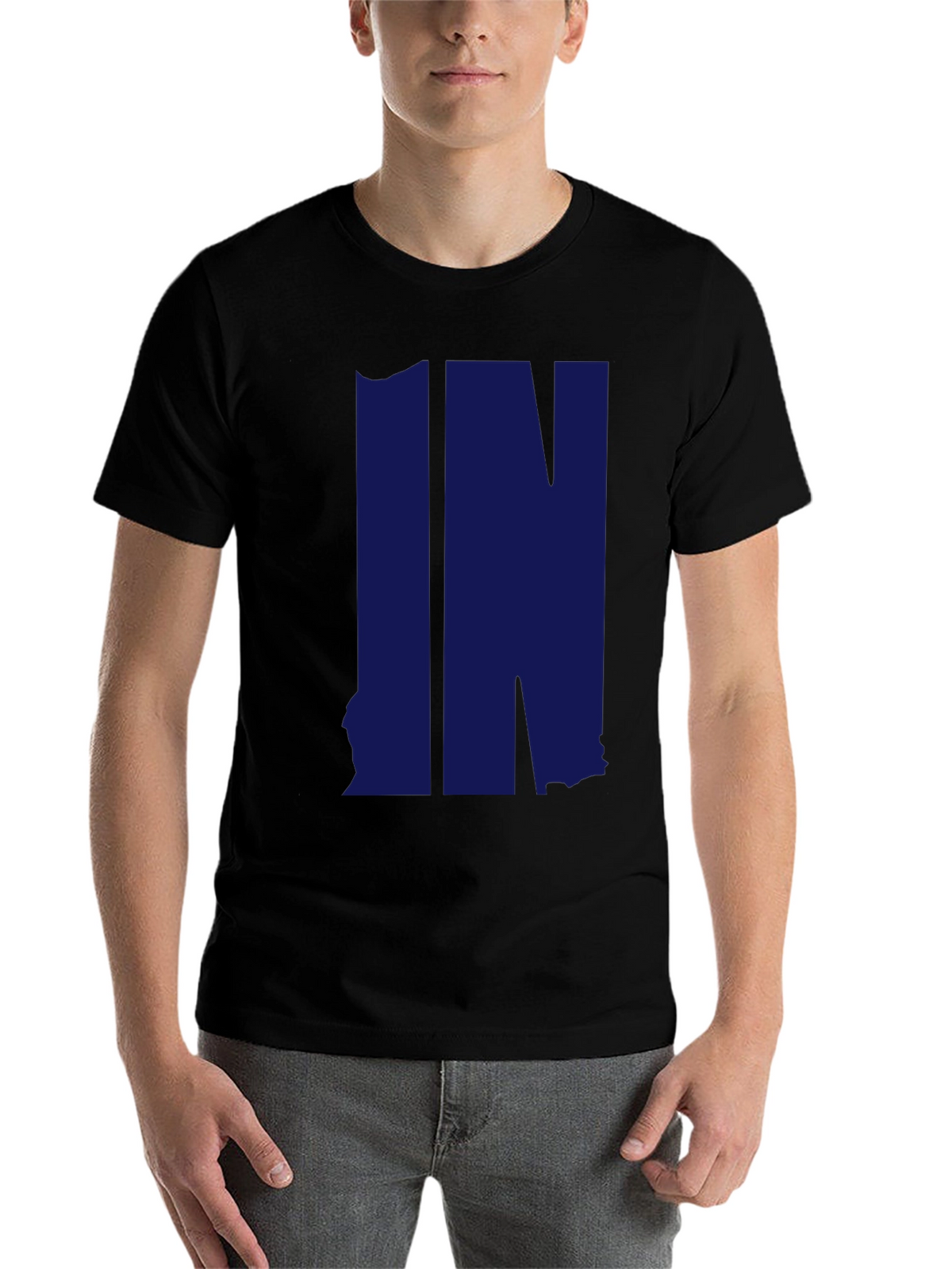 Indiana State Outline IN T-Shirt