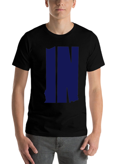 Indiana State Outline IN T-Shirt
