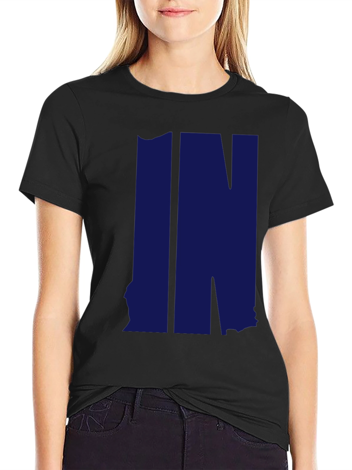 Indiana State Outline IN T-Shirt
