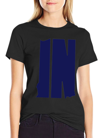 Indiana State Outline IN T-Shirt