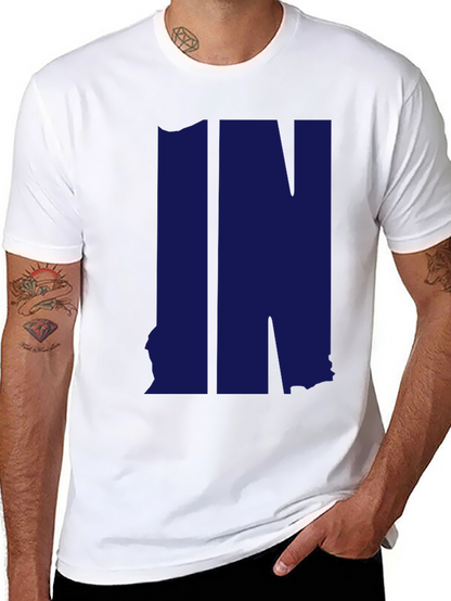 Indiana State Outline IN T-Shirt