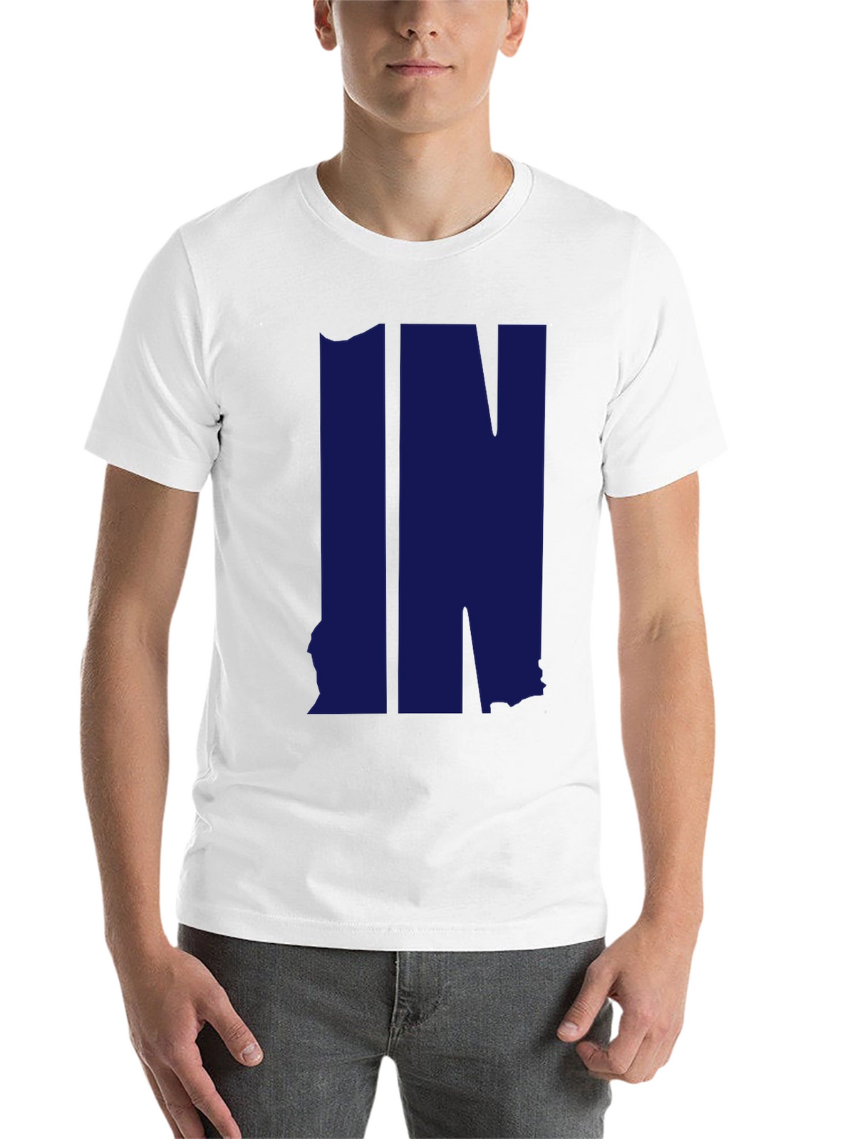 Indiana State Outline IN T-Shirt