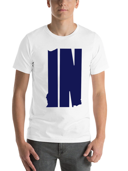 Indiana State Outline IN T-Shirt