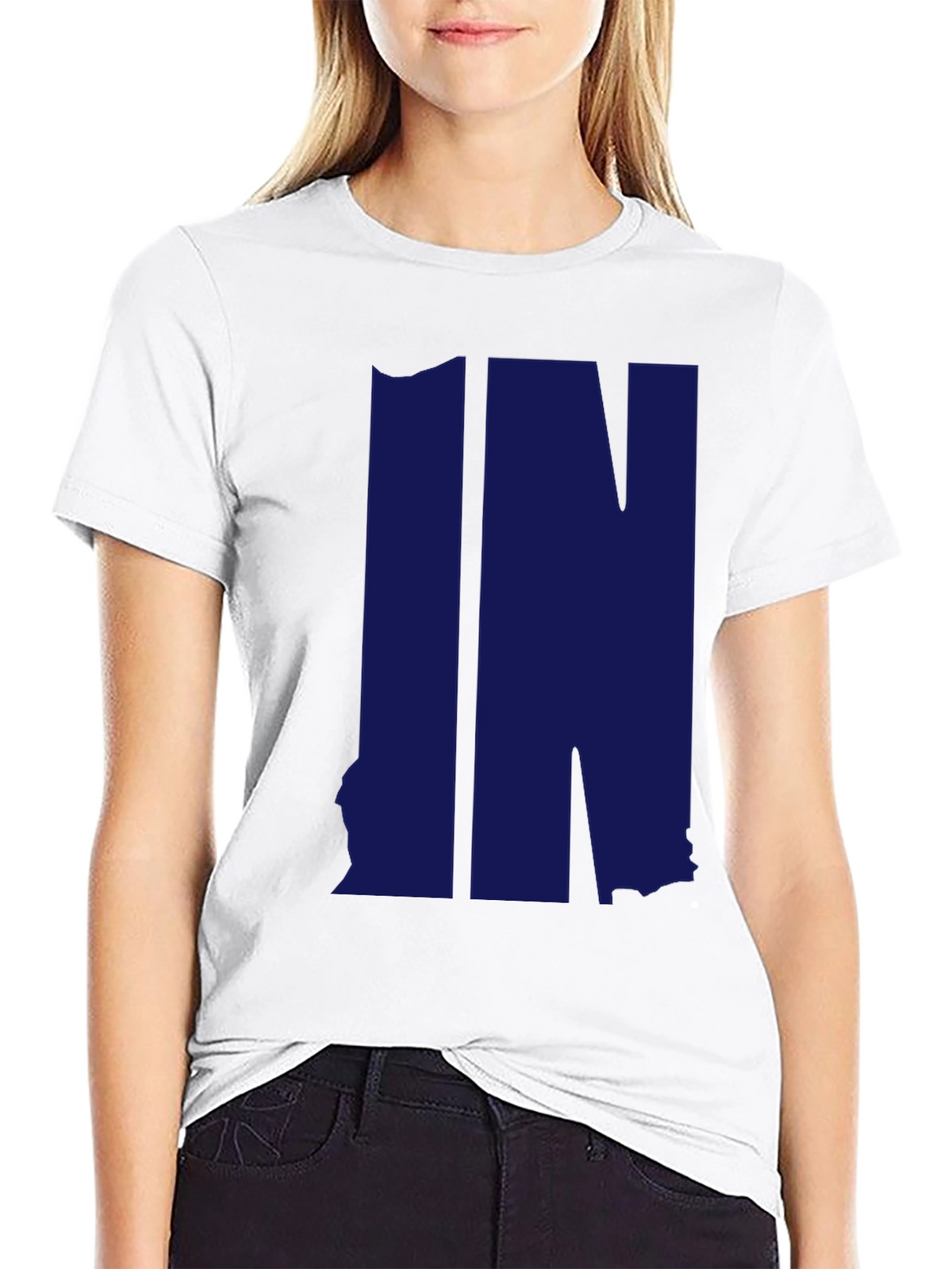 Indiana State Outline IN T-Shirt