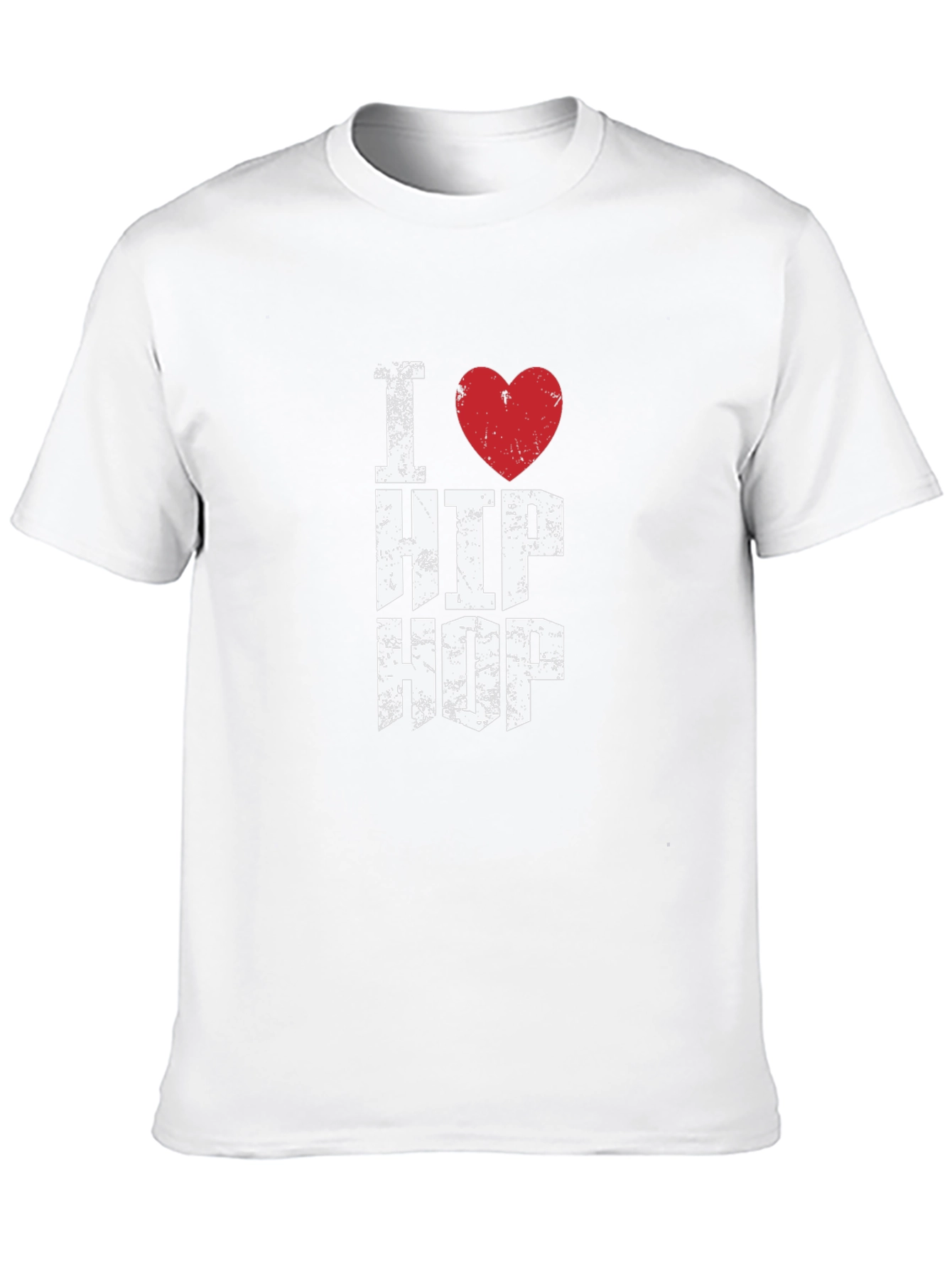 I Love Hip Hop Graphic Black T-Shirt