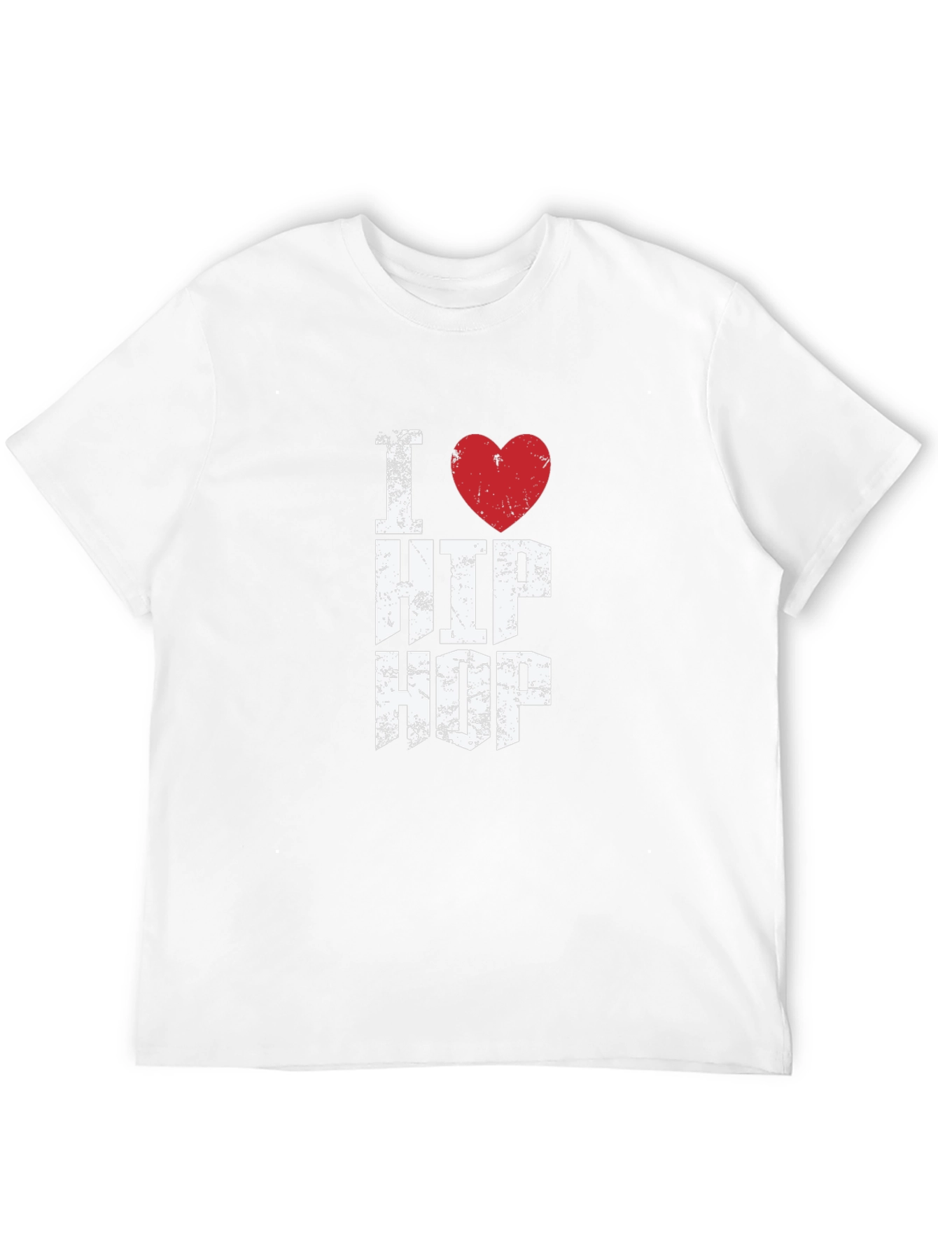I Love Hip Hop Graphic Black T-Shirt