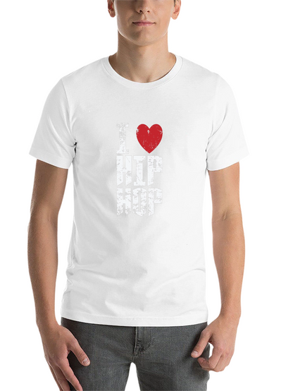 I Love Hip Hop Graphic Black T-Shirt