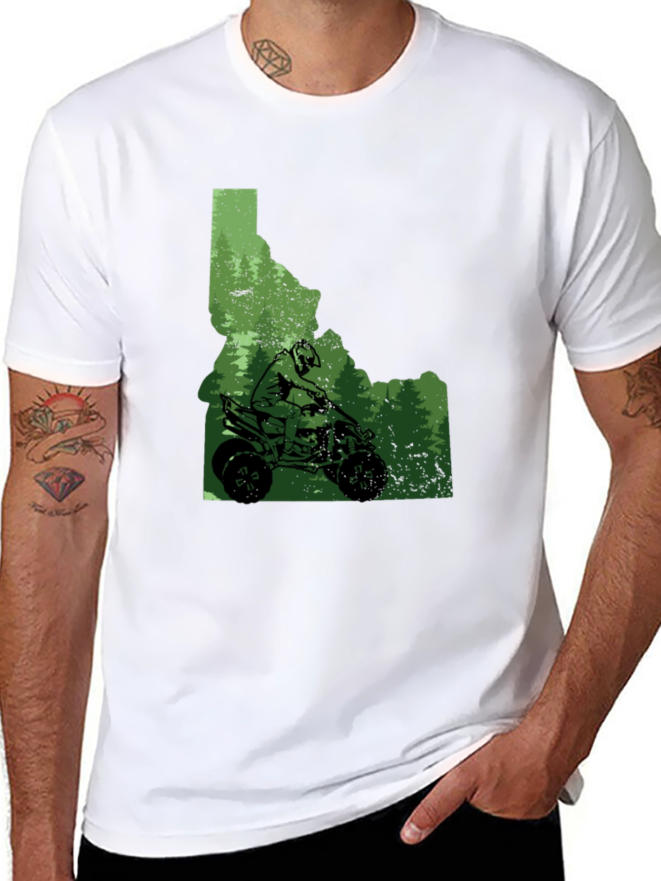 Idaho ATV Adventure T-Shirt - State Pride