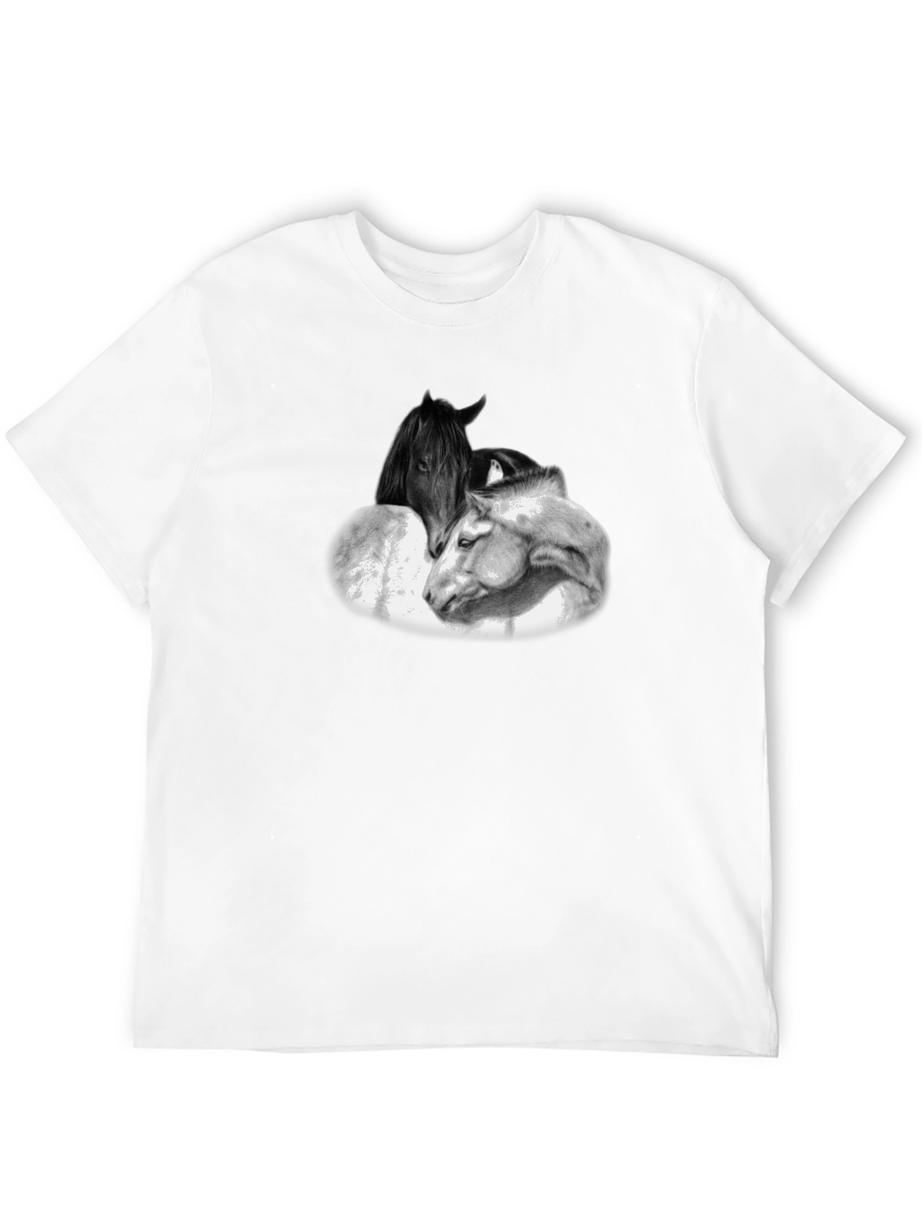 Horse Graphic Black T-Shirt