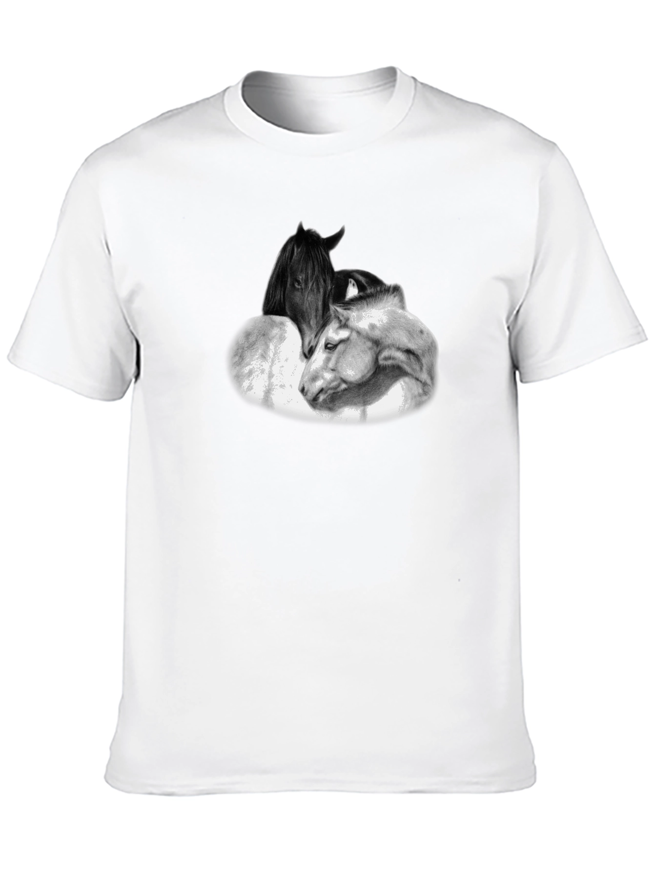 Horse Graphic Black T-Shirt