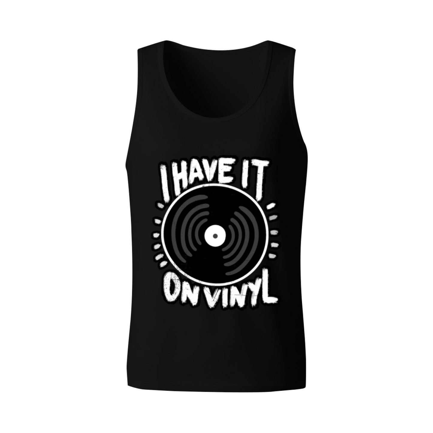 I Have It On Vinyl Retro Music Lover Tank Top