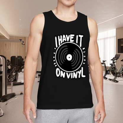 I Have It On Vinyl Retro Music Lover Tank Top