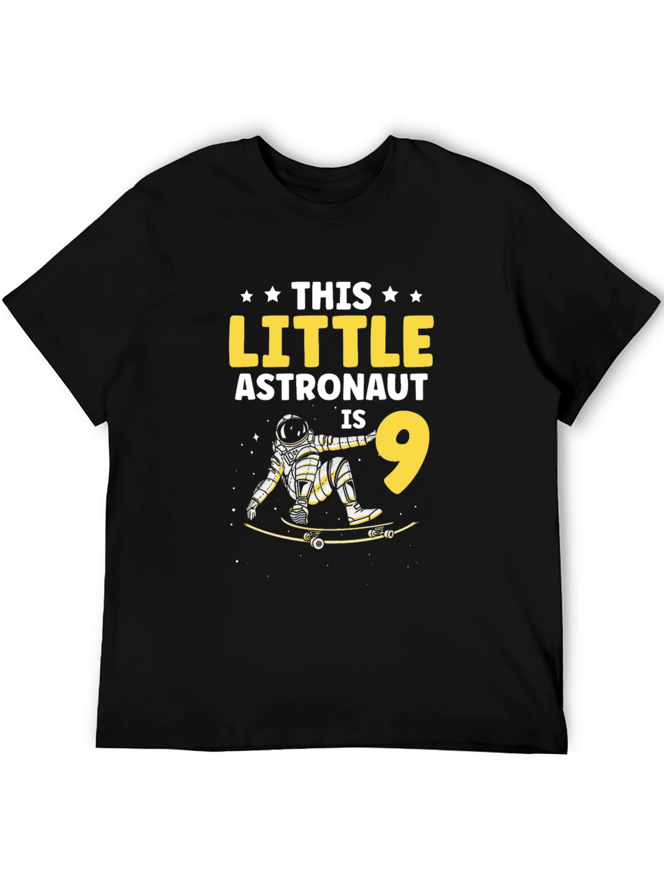 Astronaut Skateboard Birthday T-Shirt