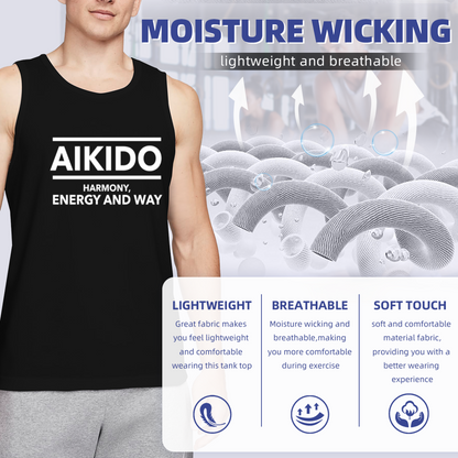 AIKIDO Harmony Energy Martial Arts Tank Top