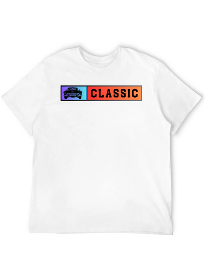 Classic Car Graphic T-Shirt - Black