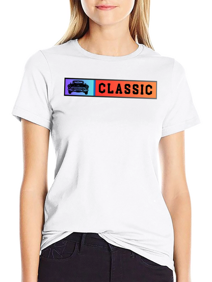 Classic Car Graphic T-Shirt - Black
