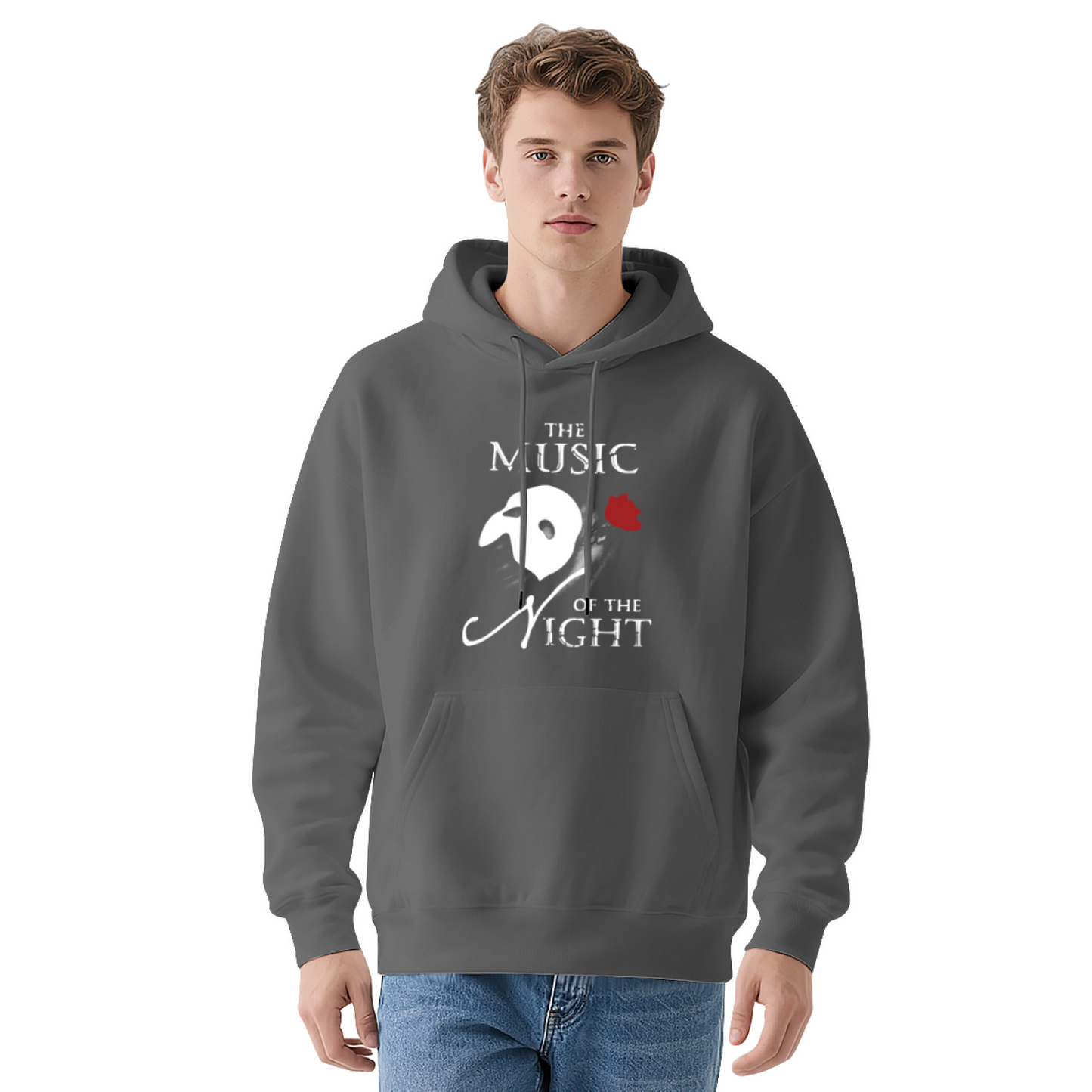 The Phantom Of The Opera Music Of The Night Classic Black Hoodie, Comfortable Unisex