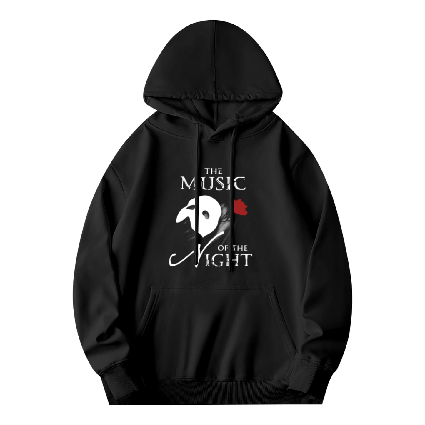 The Phantom Of The Opera Music Of The Night Classic Black Hoodie, Comfortable Unisex
