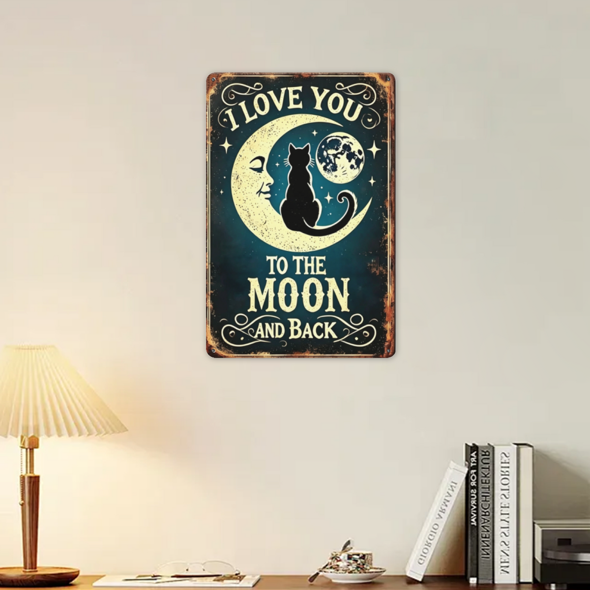 Funny Crude Warning Vintage Distressed Metal Tin Sign