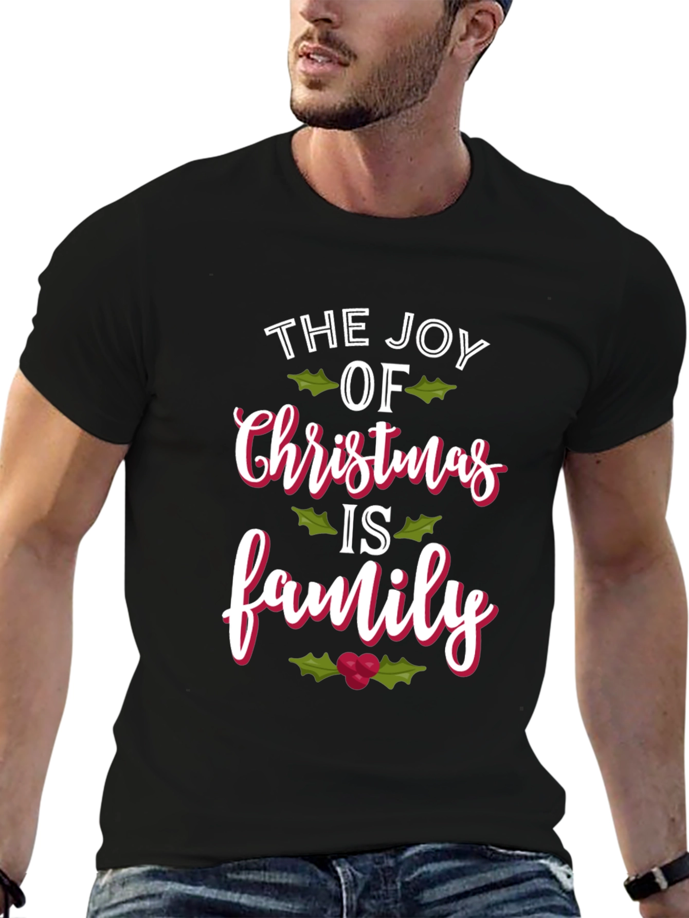 Joy of Christmas Family Holiday T-Shirt