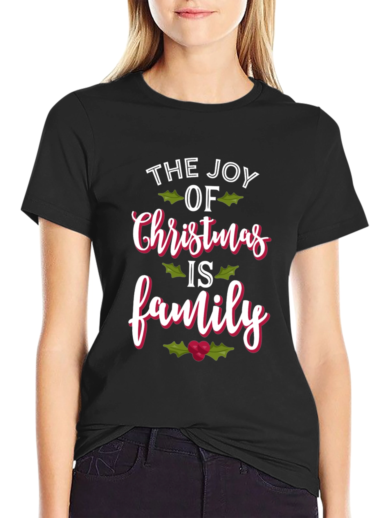 Joy of Christmas Family Holiday T-Shirt