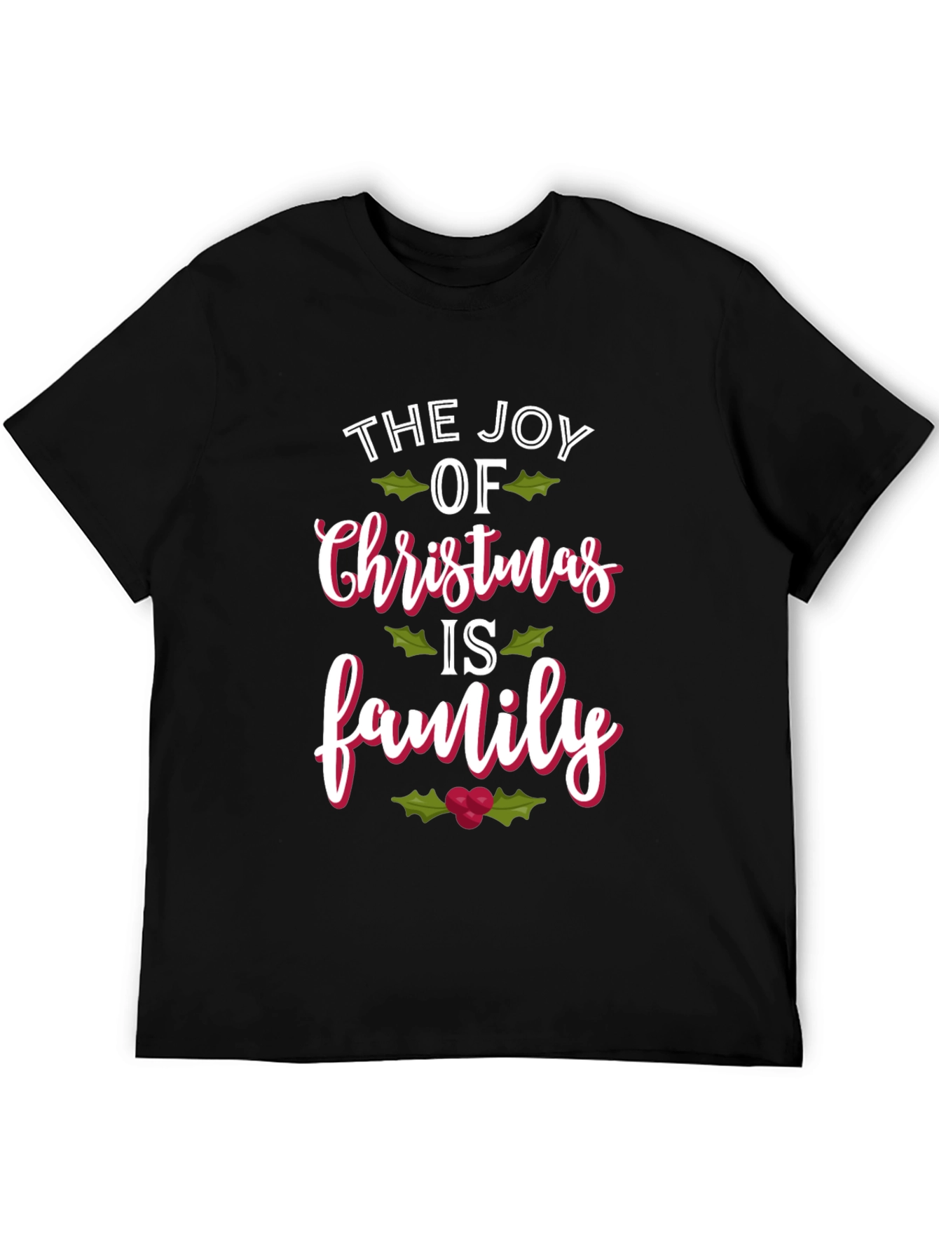 Joy of Christmas Family Holiday T-Shirt