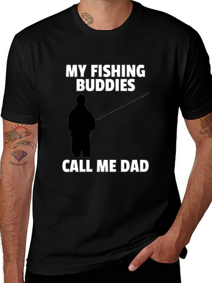 Fishing Buddies Dad Graphic Tee