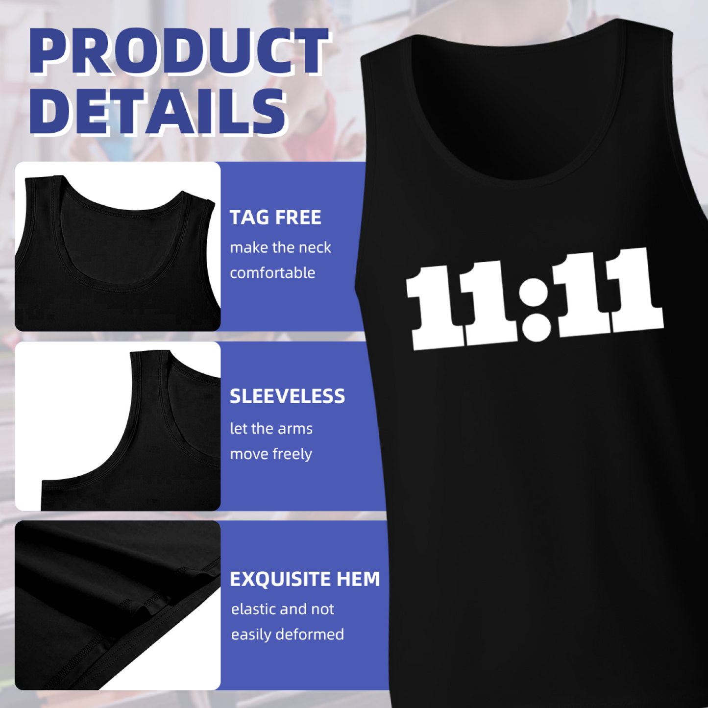 11:11 Angel Number Spiritual Minimal Tank