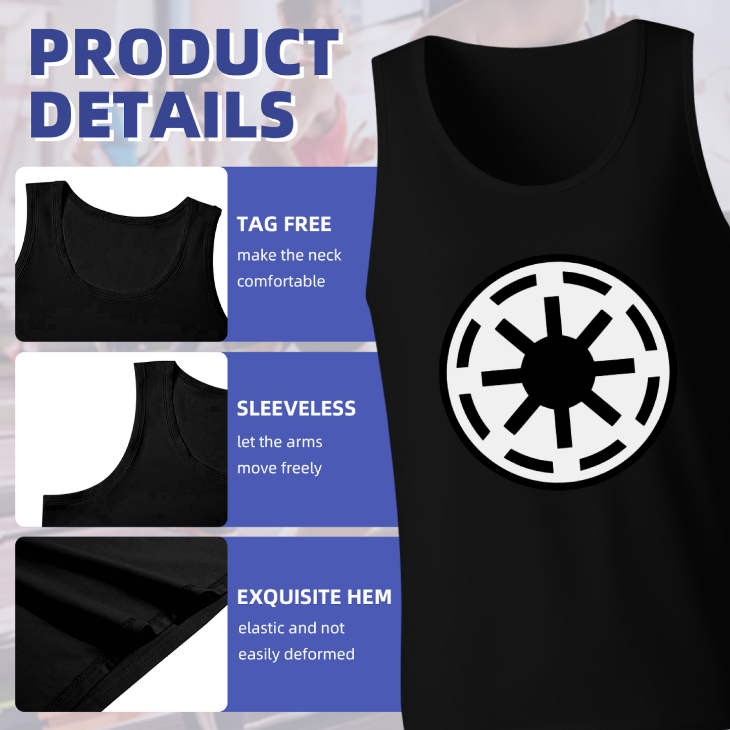 Star Wars Galactic Republic Symbol Sleeveless Tee