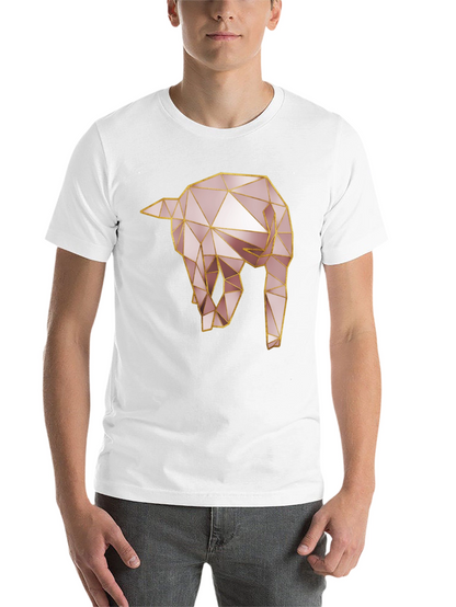 Geometric Elephant Tee - Modern Animal Design