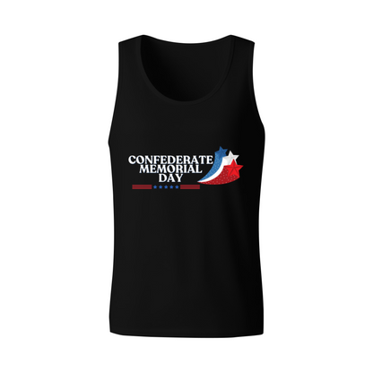 Confederate Memorial Day Star Flag Vintage Tank