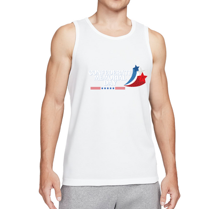 Confederate Memorial Day Star Flag Vintage Tank